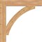 Ekena Millwork Thorton Block Smooth Bracket, Western Red Cedar, 5 1/2"W x 40"D x 40"H BKT06X40X40THR05SWR - alternate 4